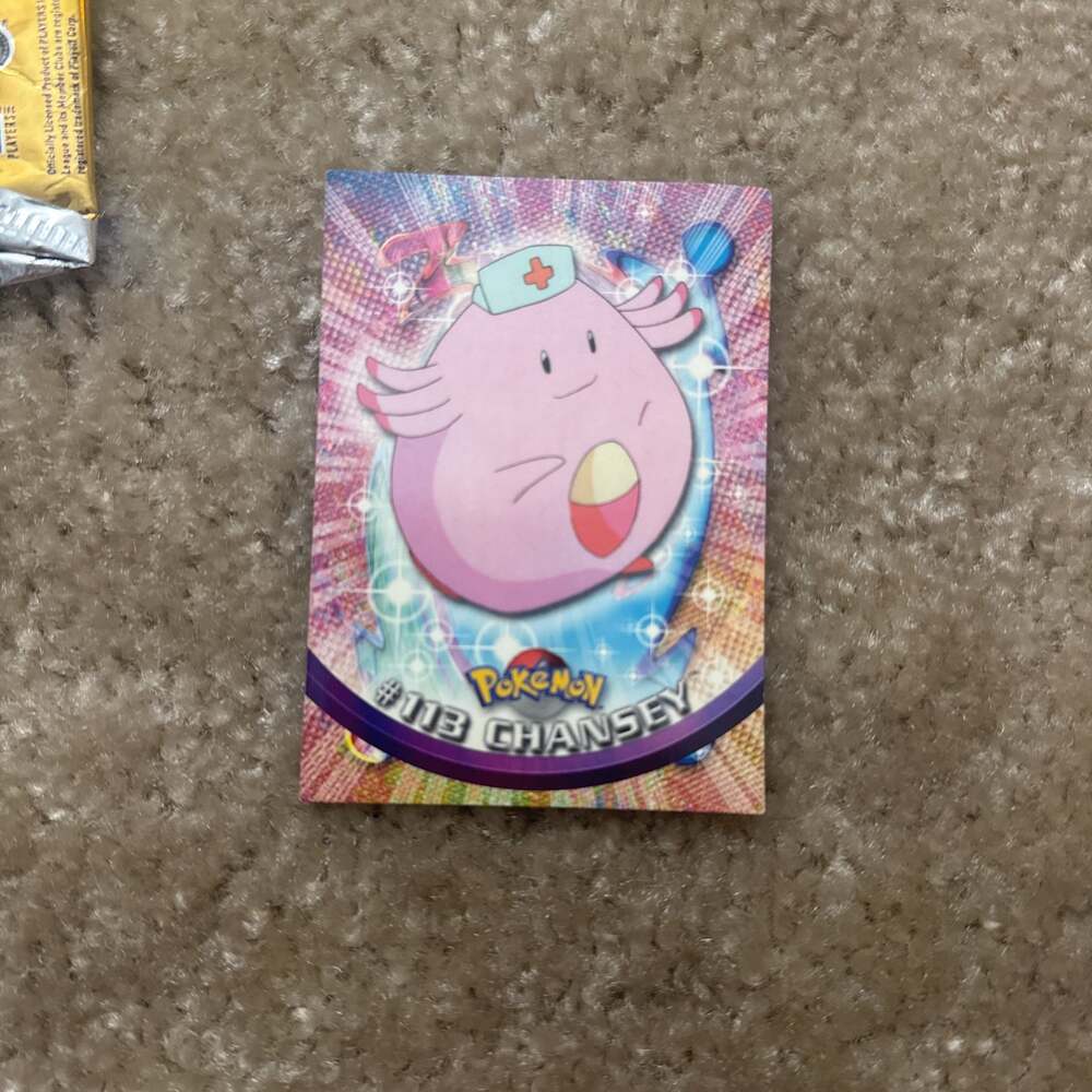 2000 Topps Pokemon TV Animation Series 2 #113 Chansey Trading Card